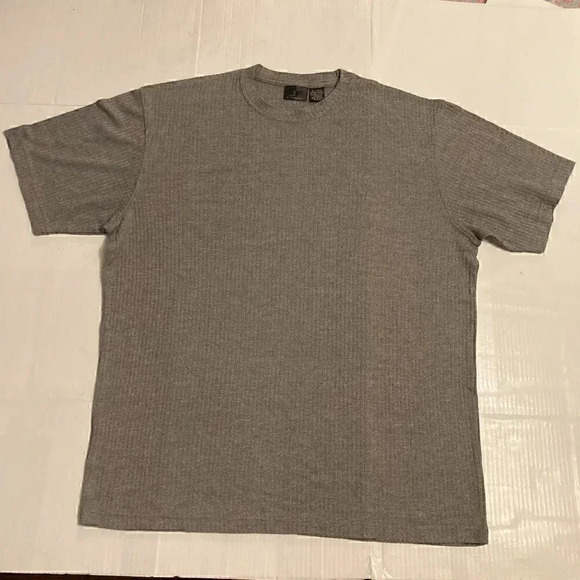 Other - J. Ferrar Men’s Size XL Grey Ribbed Short Sleeve Crewneck Shirt